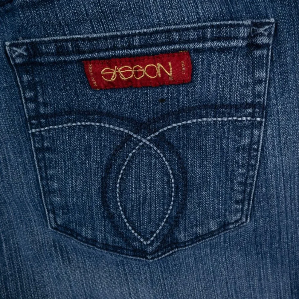 Sasson Jeans Women's Dark Blue Cropped Ankle Jeans 16